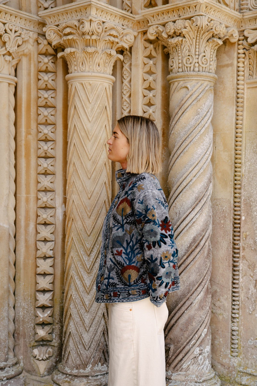 Suzani Jacket - Grey