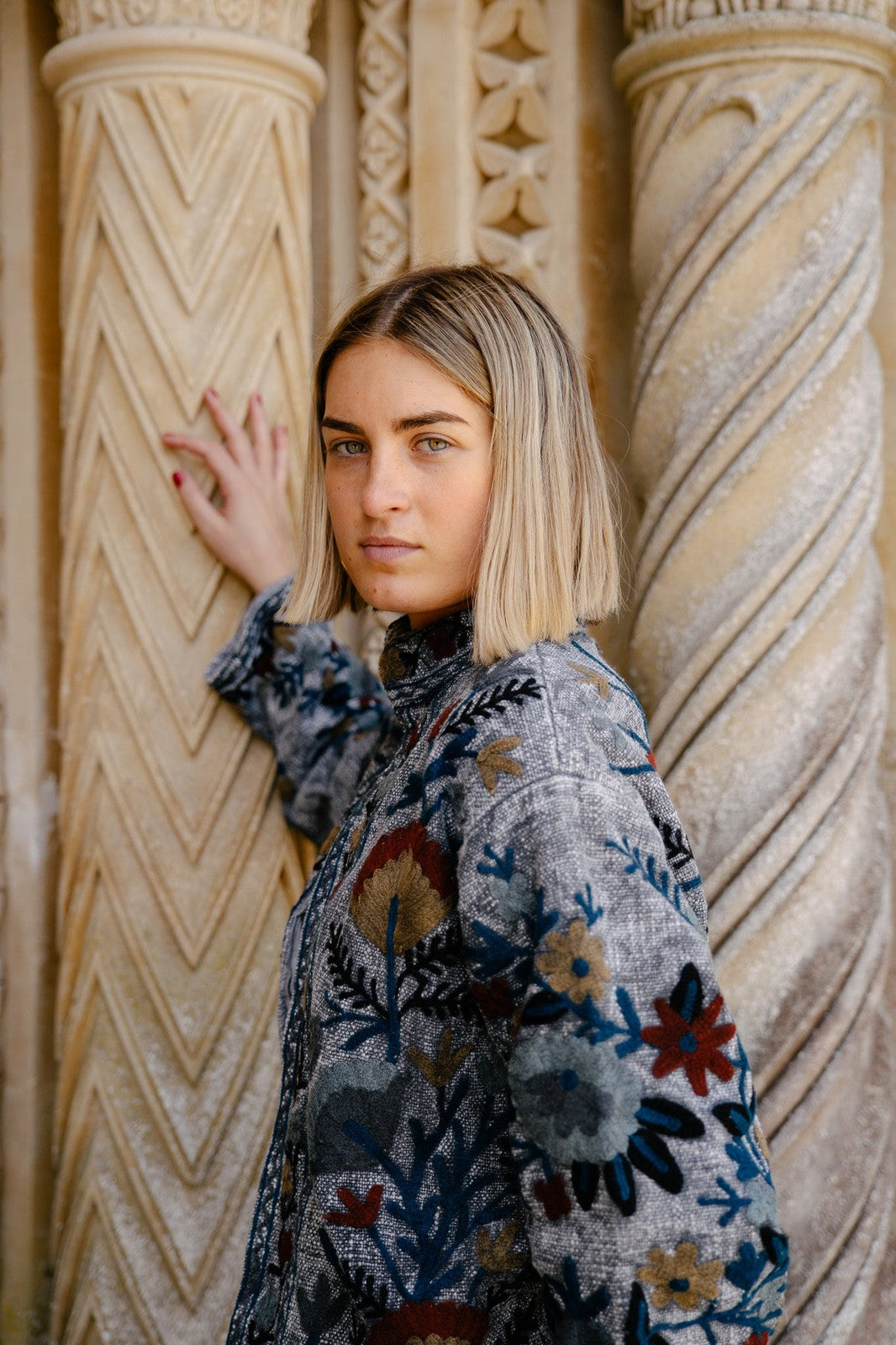 Suzani Jacket - Grey