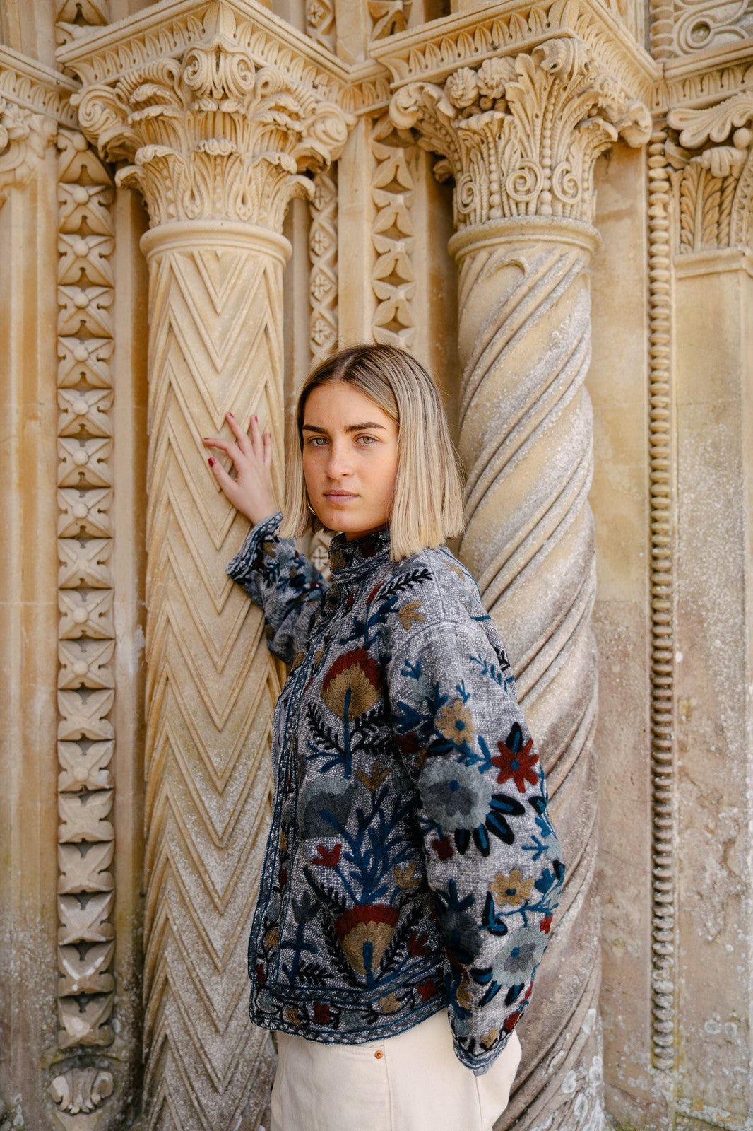 Suzani Jacket - Grey