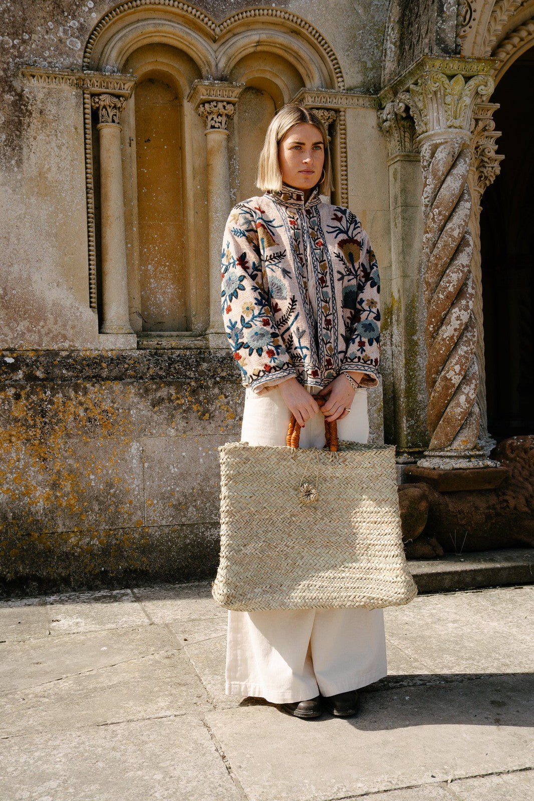 Suzani Jacket - Beige