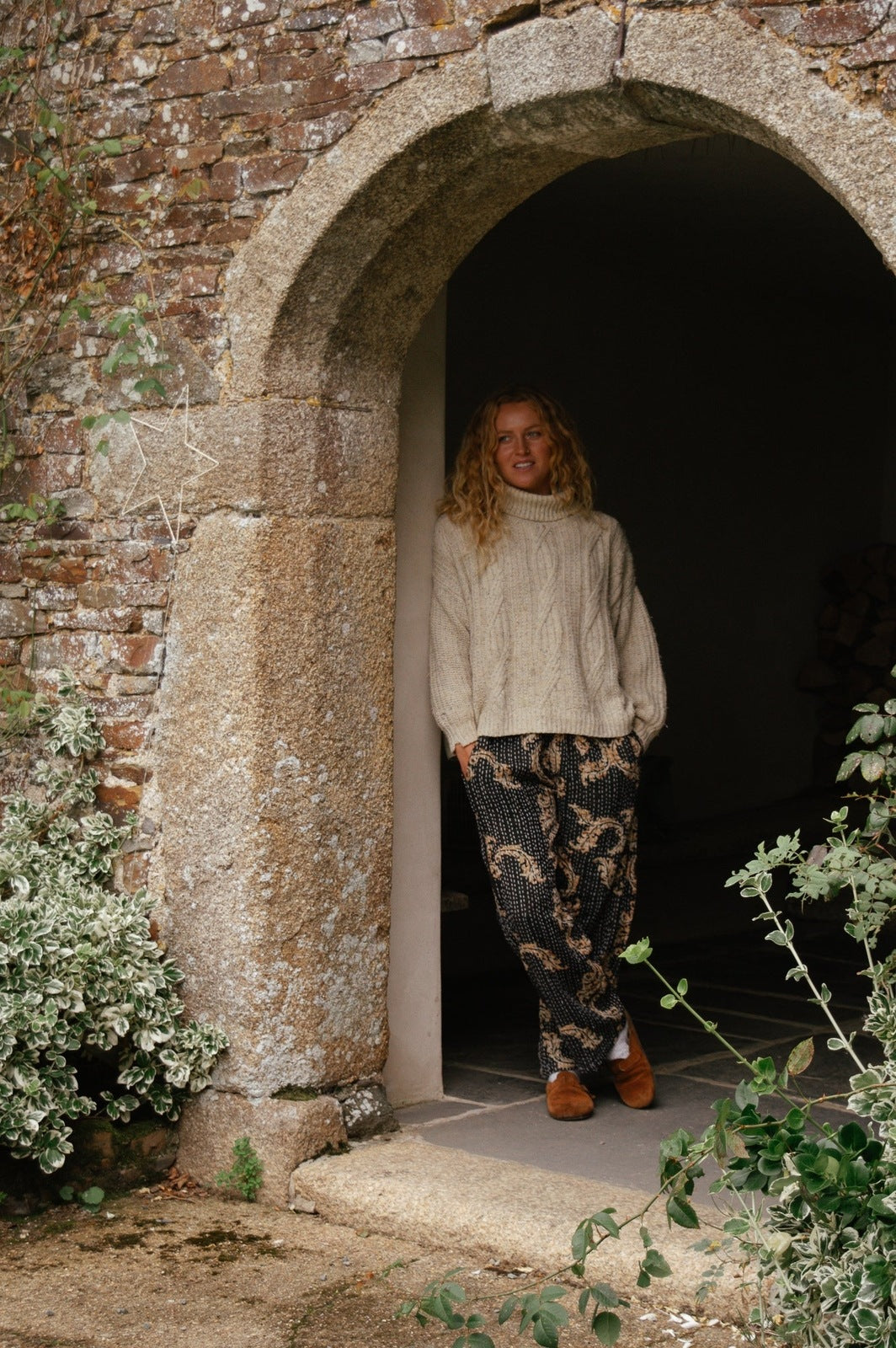 Kantha Trousers Black