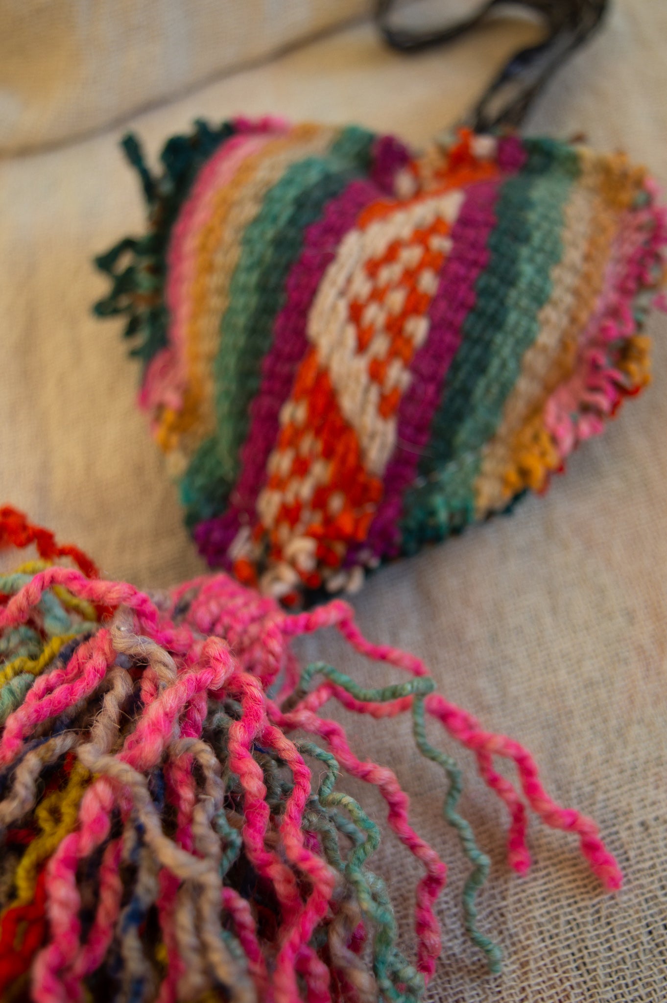 Peruvian Frazada Hanging Heart