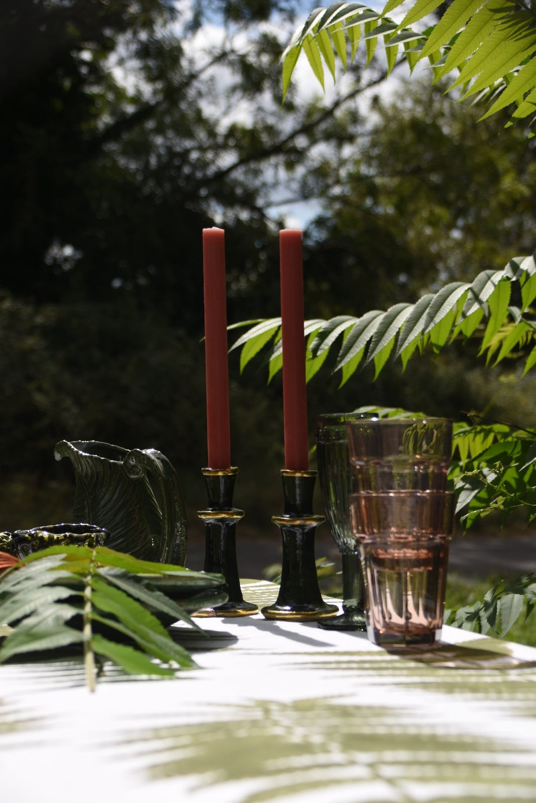 SECONDS Khaki Fern Tablecloth