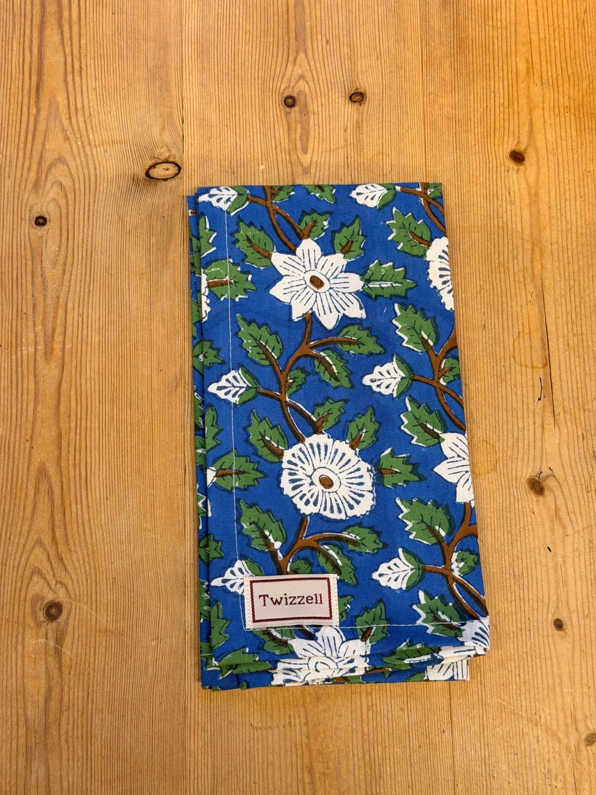 Porcelain Garden Napkin x 4