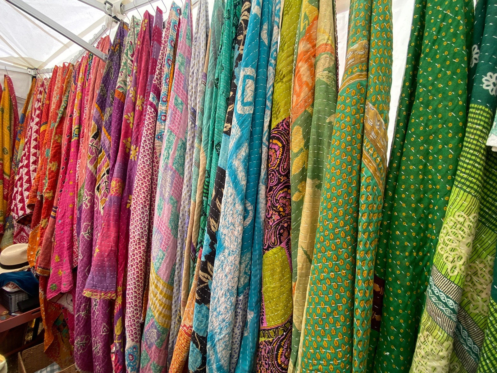 Vintage Kanthas - made from recycled saris