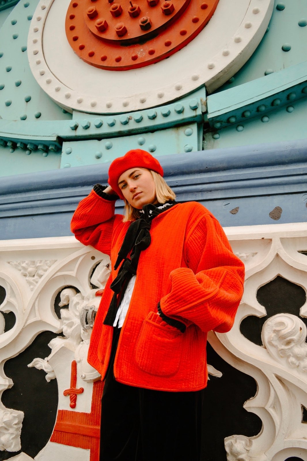 Reversible Jacket - Red/Black Velvet