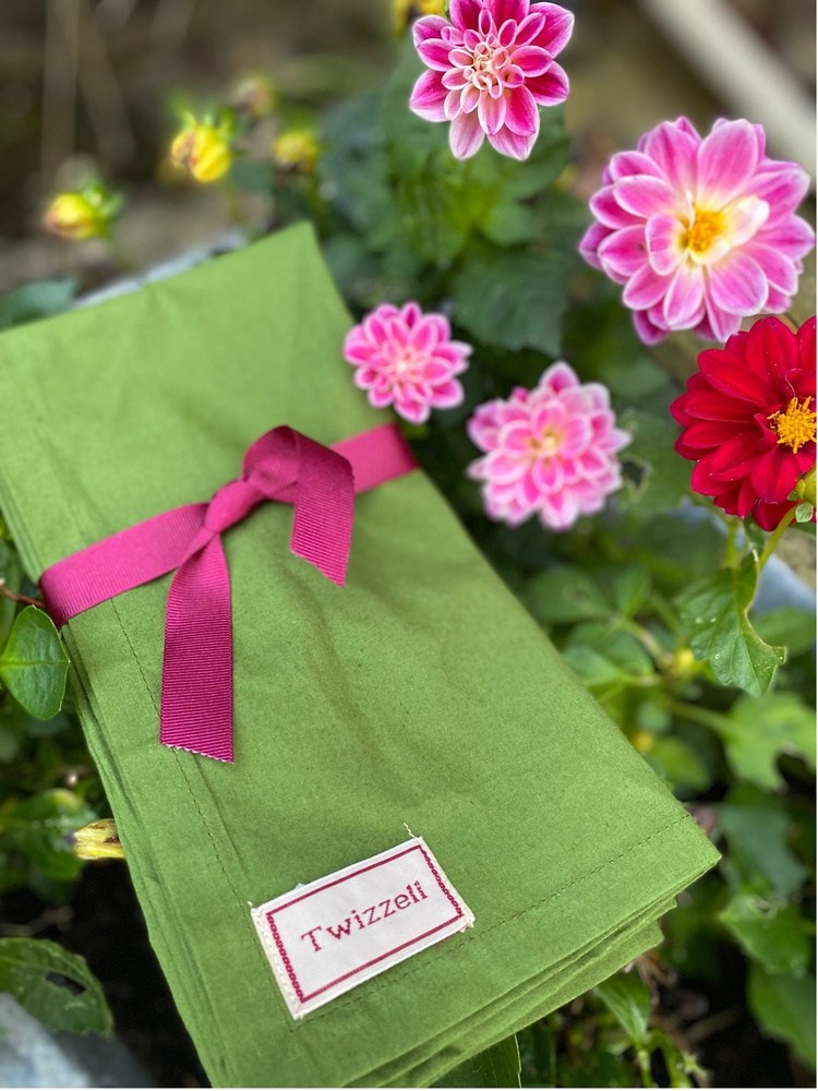Cotton Napkins Set of 4 - Moss Green