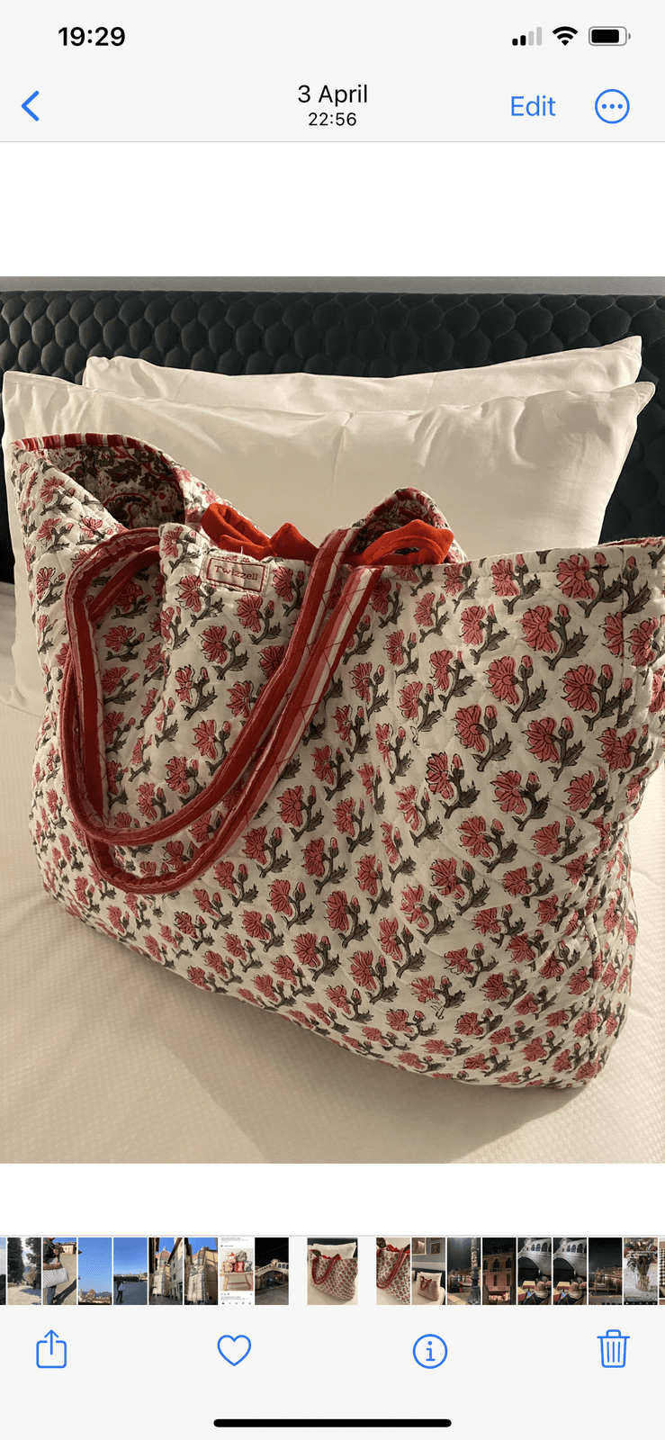 Roma Reversible Basket Bag