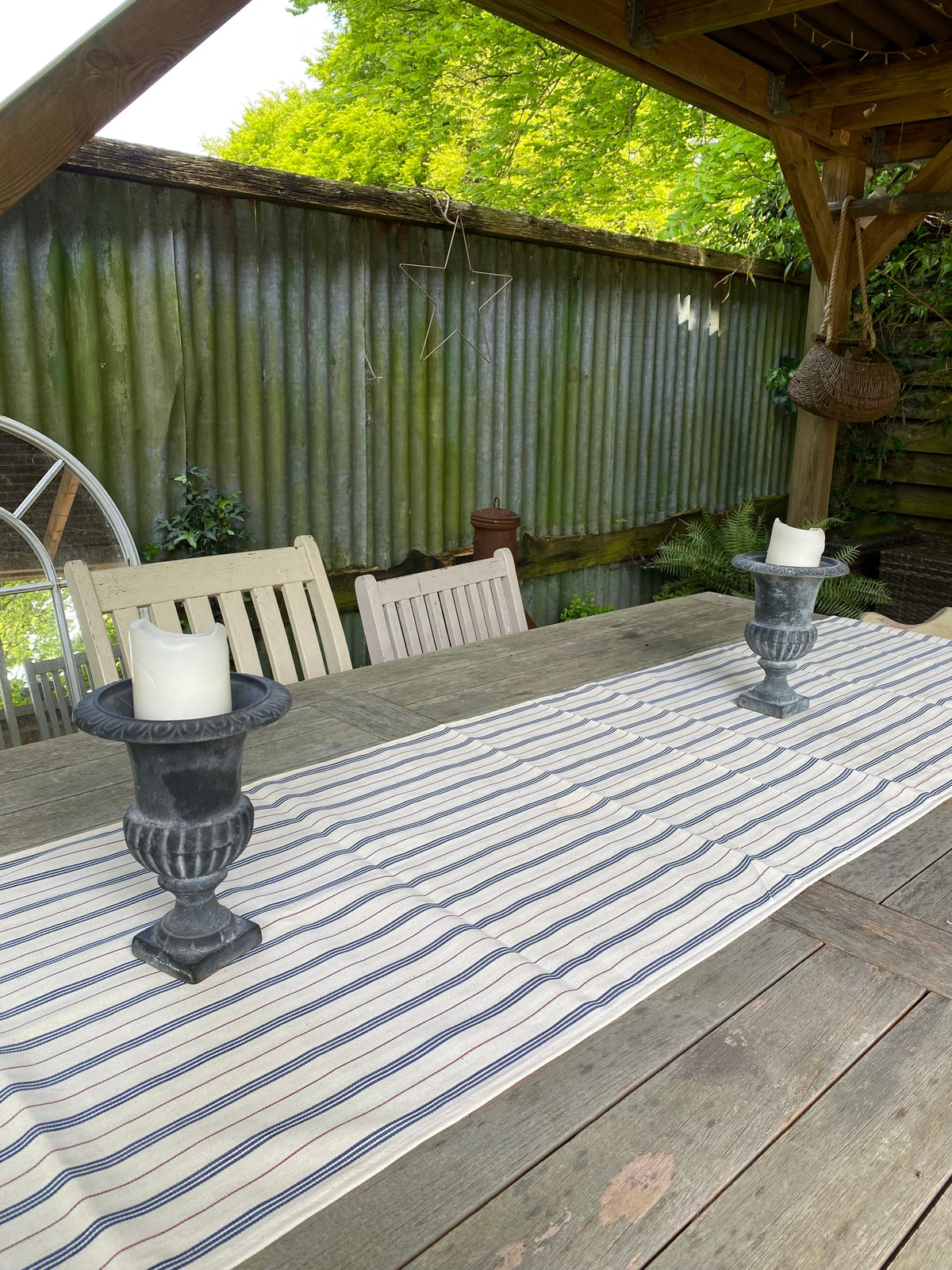 Nautical Stripe Table Runner.