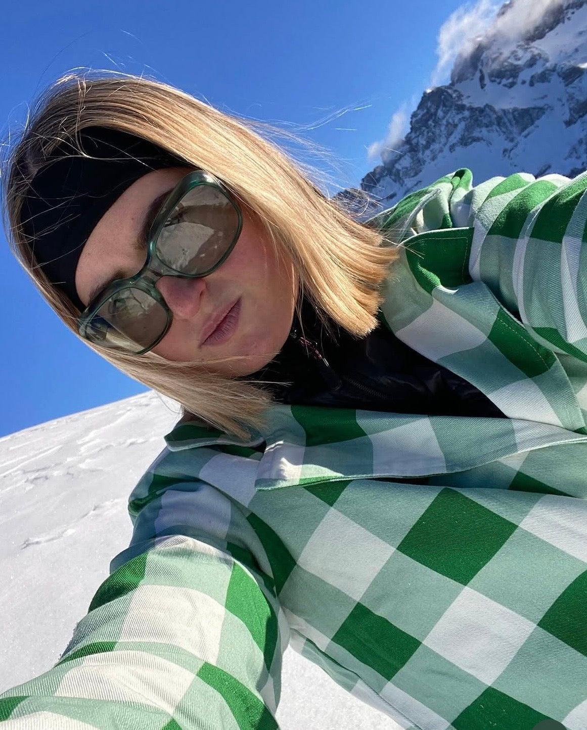 The Trench - Green and White Check