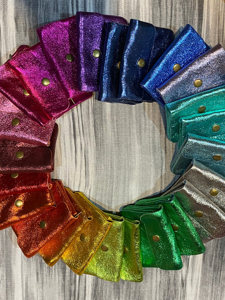 LUCKY DIP Metallic Leather Purse