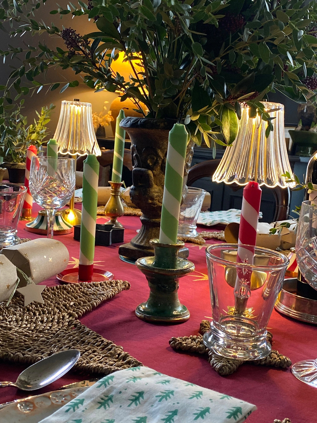 Merlot Star Tablecloth