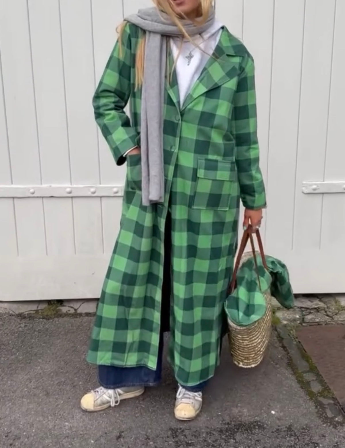The Trench - Green and Dark Green Check