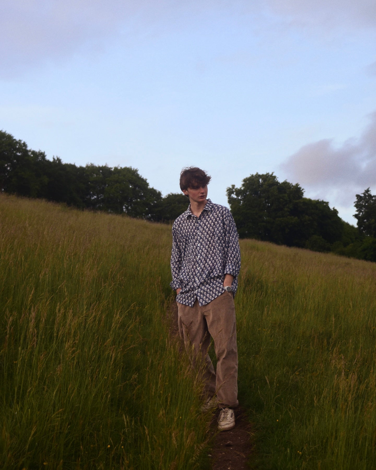 Classic Navy and White Shirt