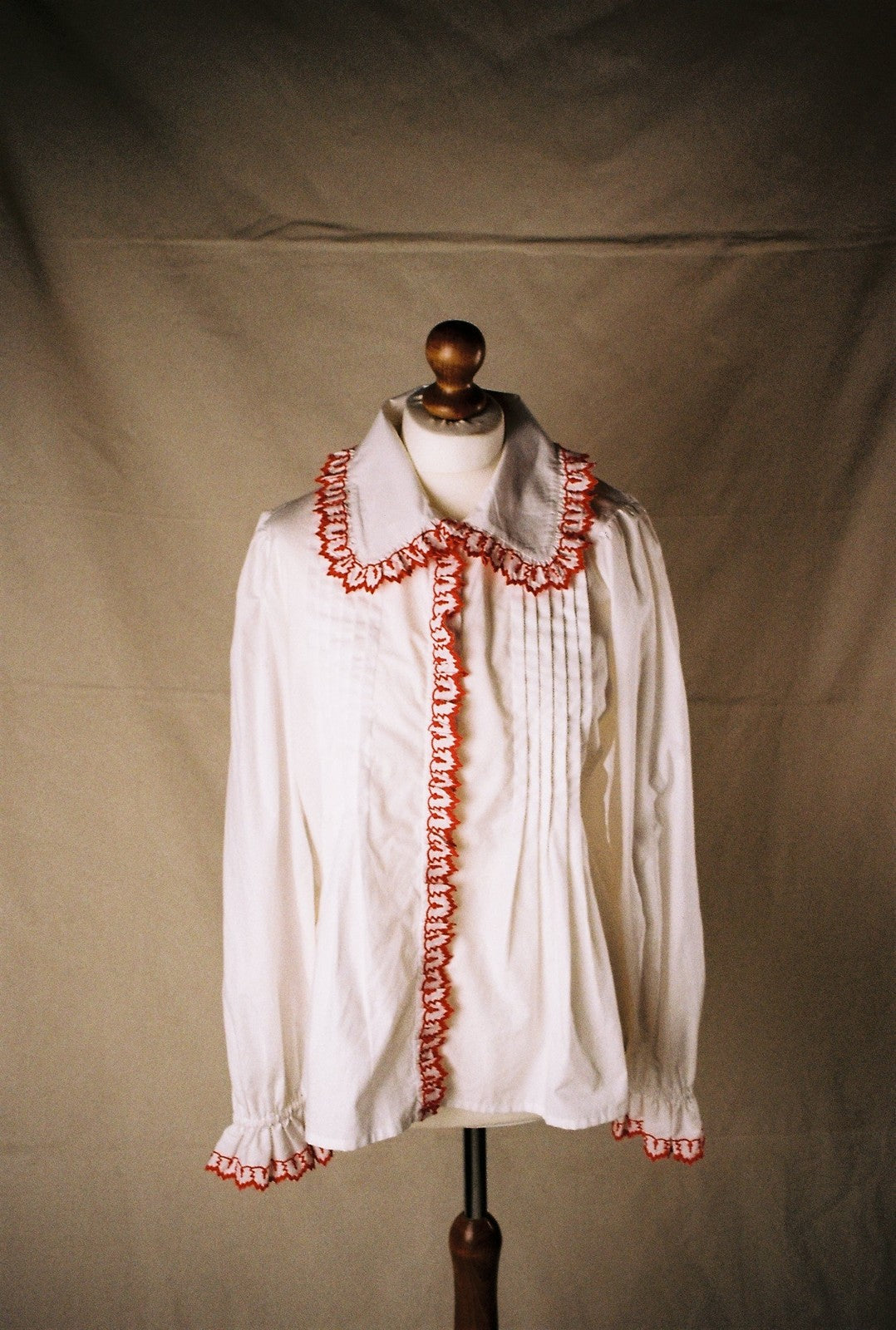 White Embroidered Blouse