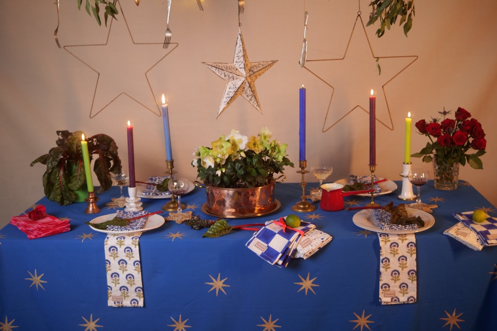Blue Star Tablecloth