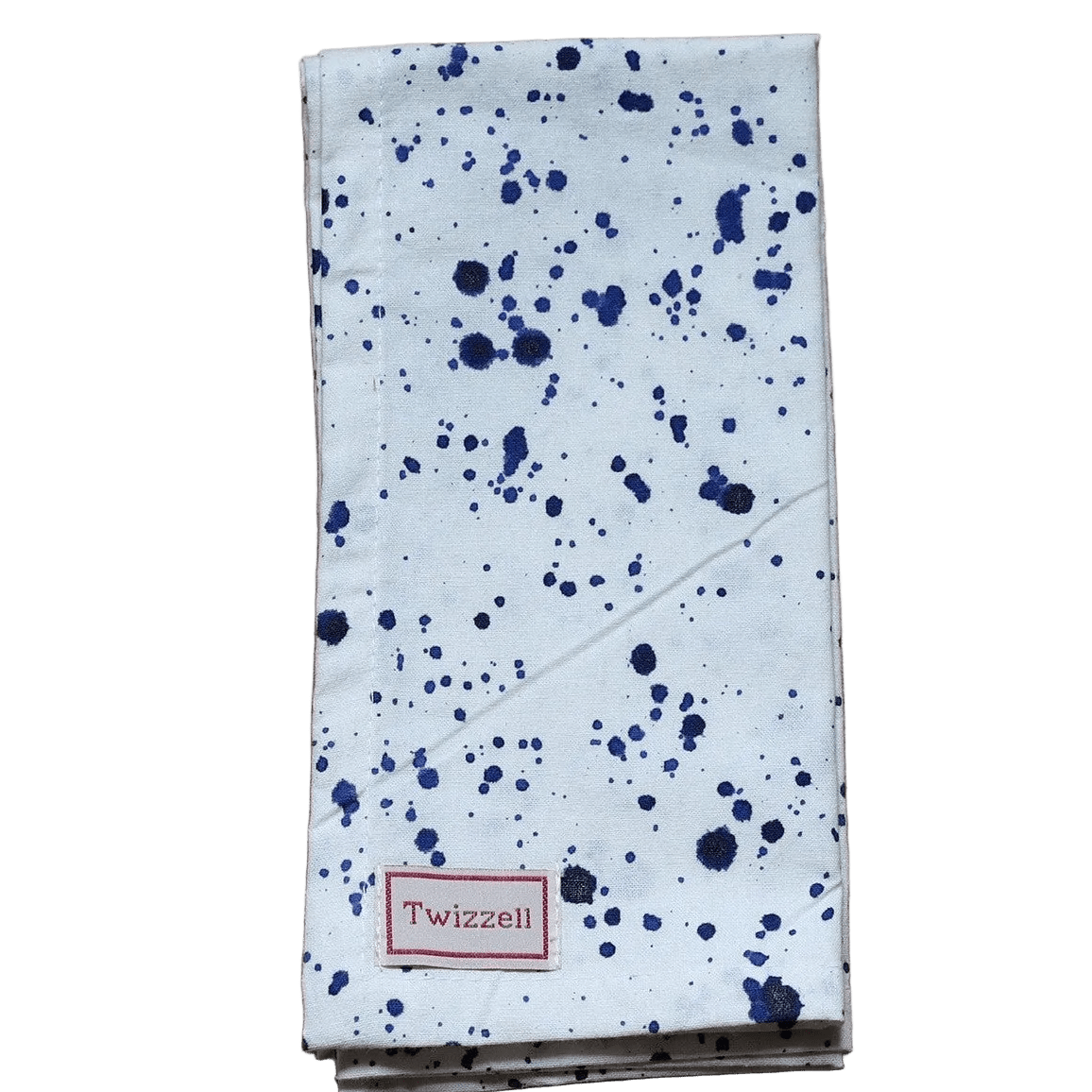 Blue Splatter Napkin x 4