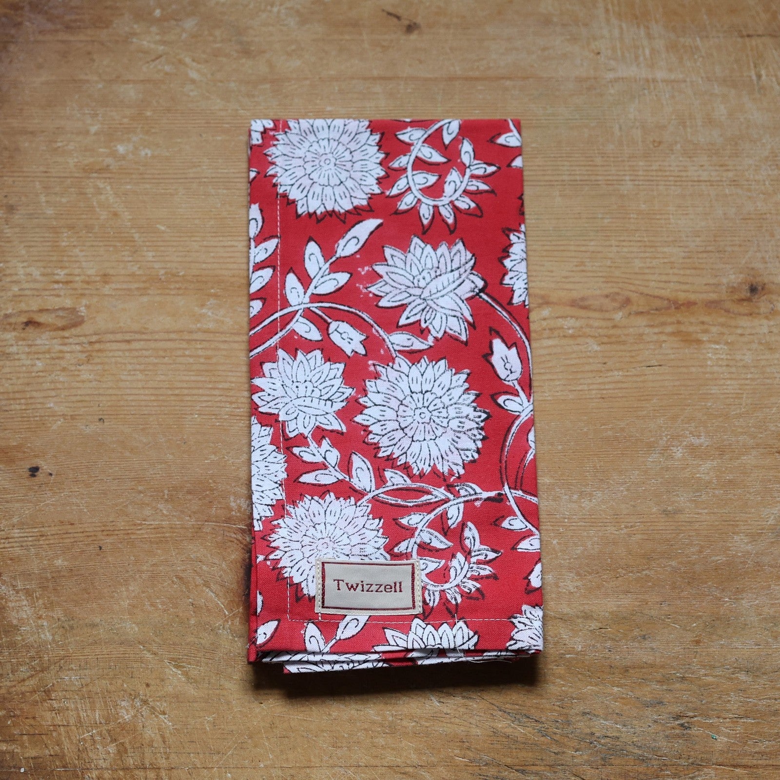 SECONDS Red Dahlia Napkin x 4