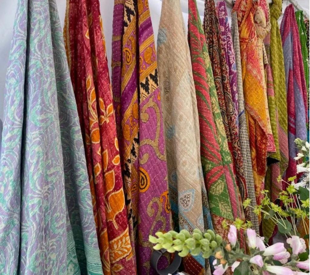 Vintage Kanthas - made from recycled saris