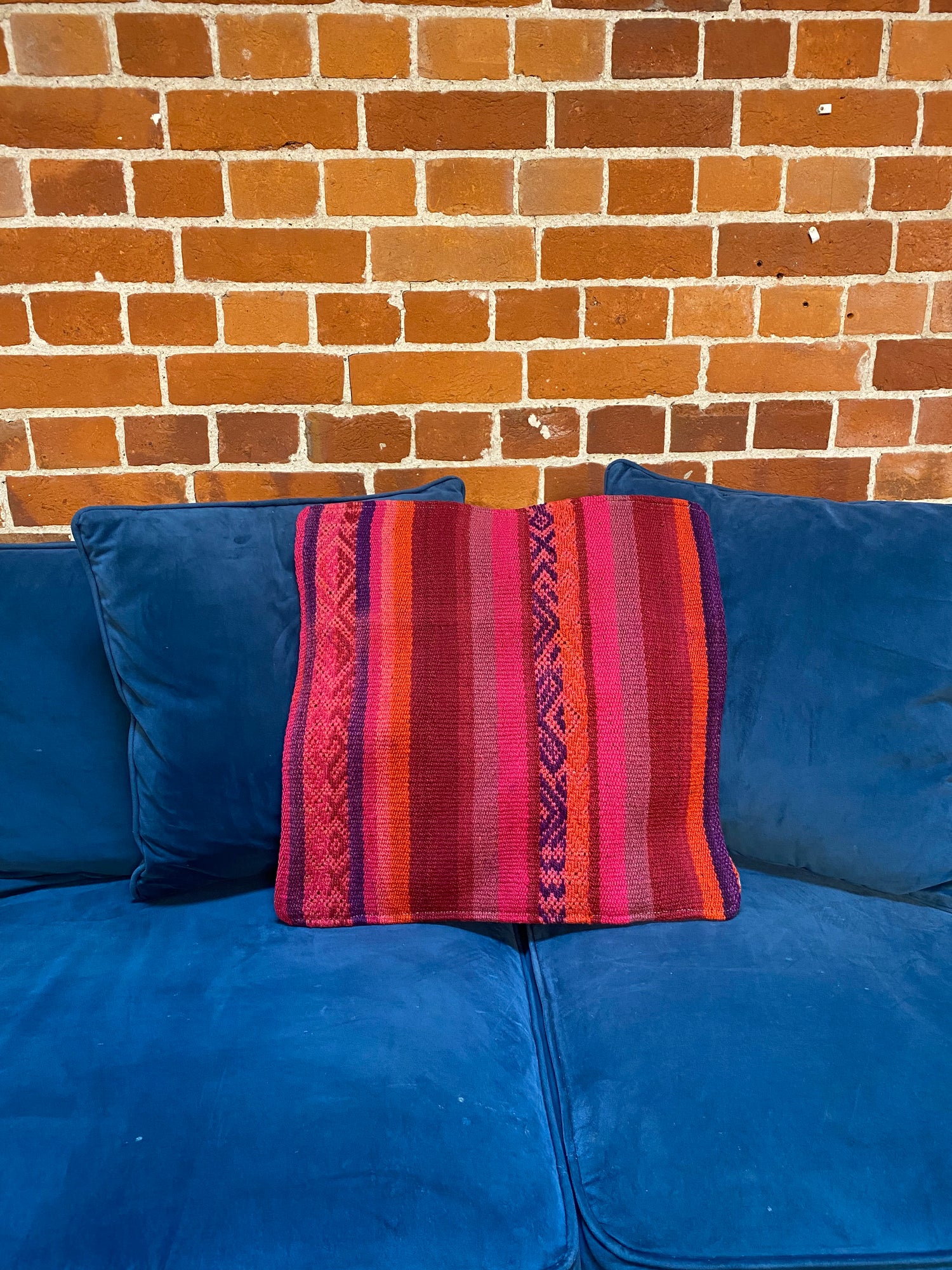 Peruvian Frazada Cushion Cover 18