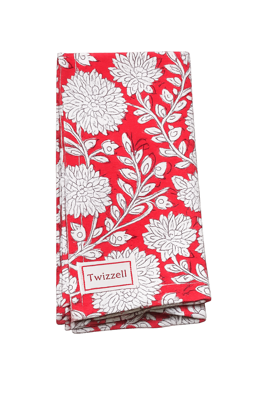 Red Dahlia Napkin x 4