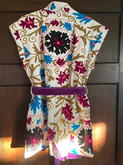 Reversible Suzani Waistcoat- No.37