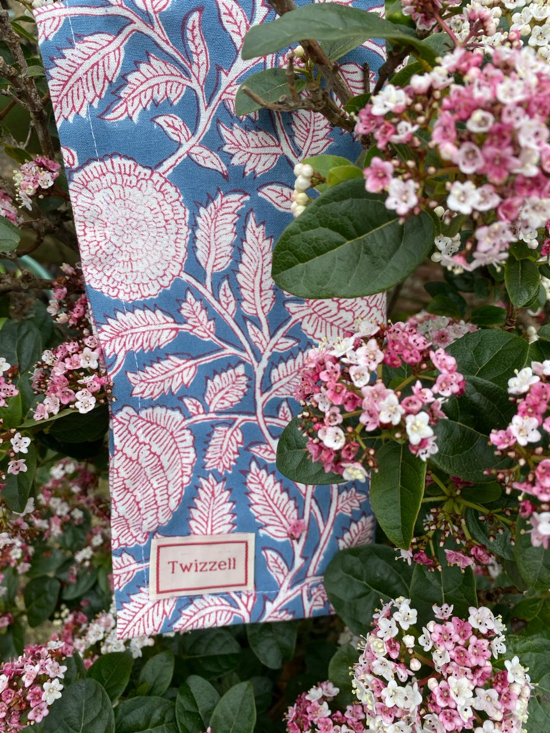 Indian Block Print Napkins Set of 4 - Blue