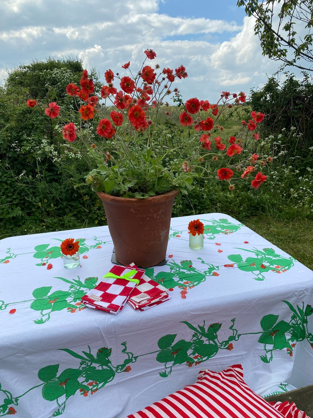SECONDS Runner Bean Tablecloth