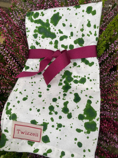 Green Splatter Napkins