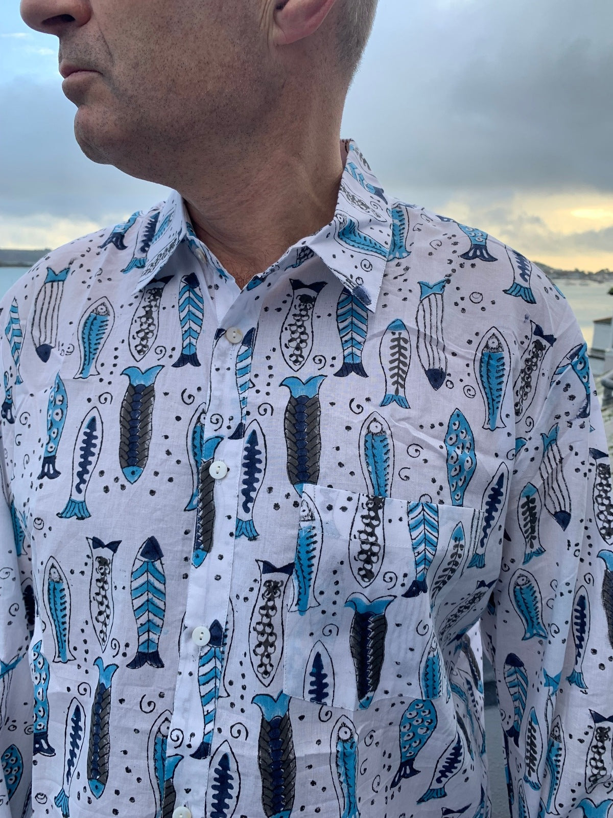 Blue Fish Spritz Shirt