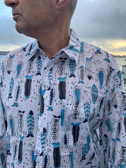 Blue Fish Spritz Shirt