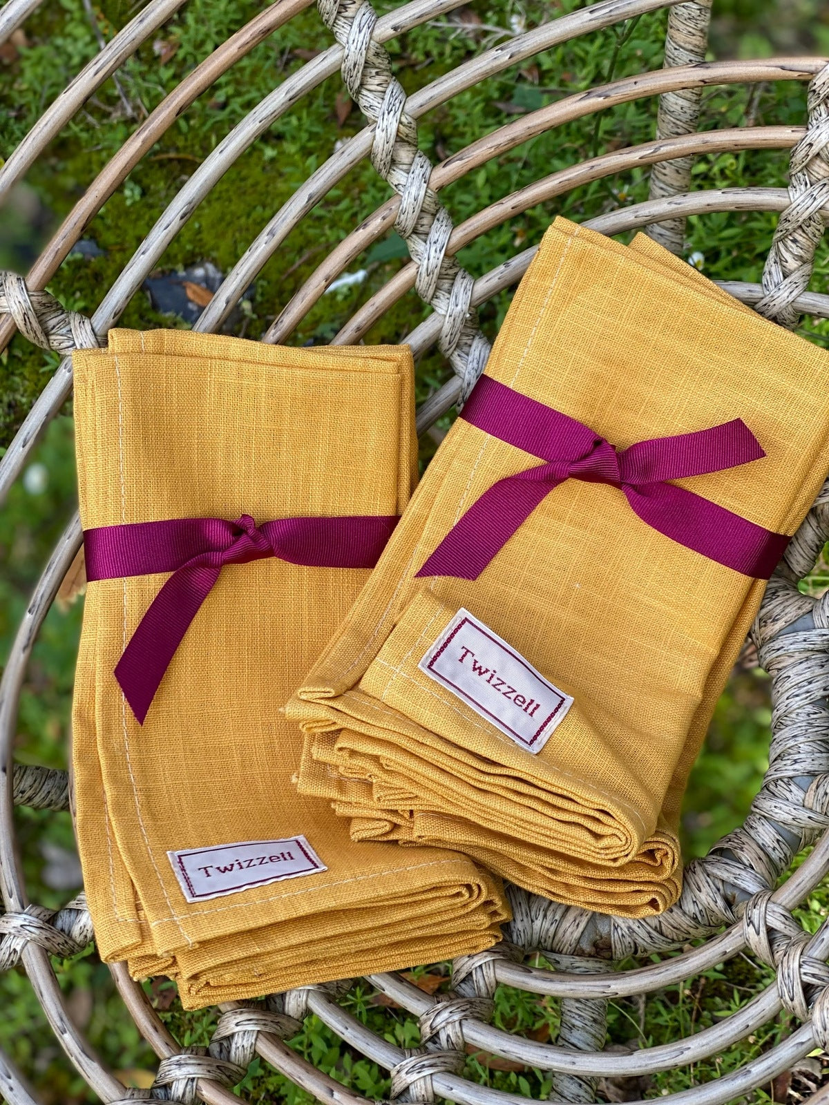 SECONDS Mustard Linen Napkin x 4