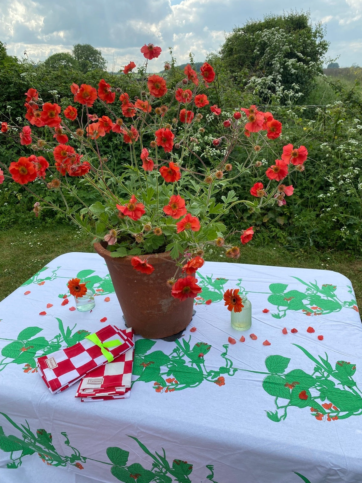 SECONDS Runner Bean Tablecloth