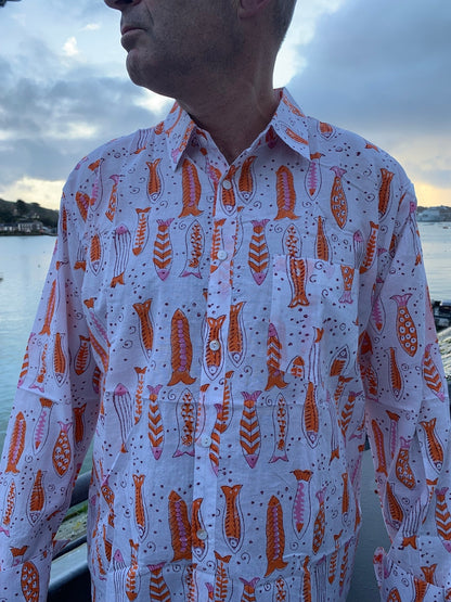 Pink Fish Spritz Shirt