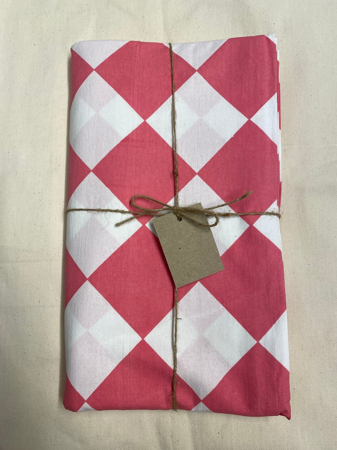 Pink Harlequin Tablecloth