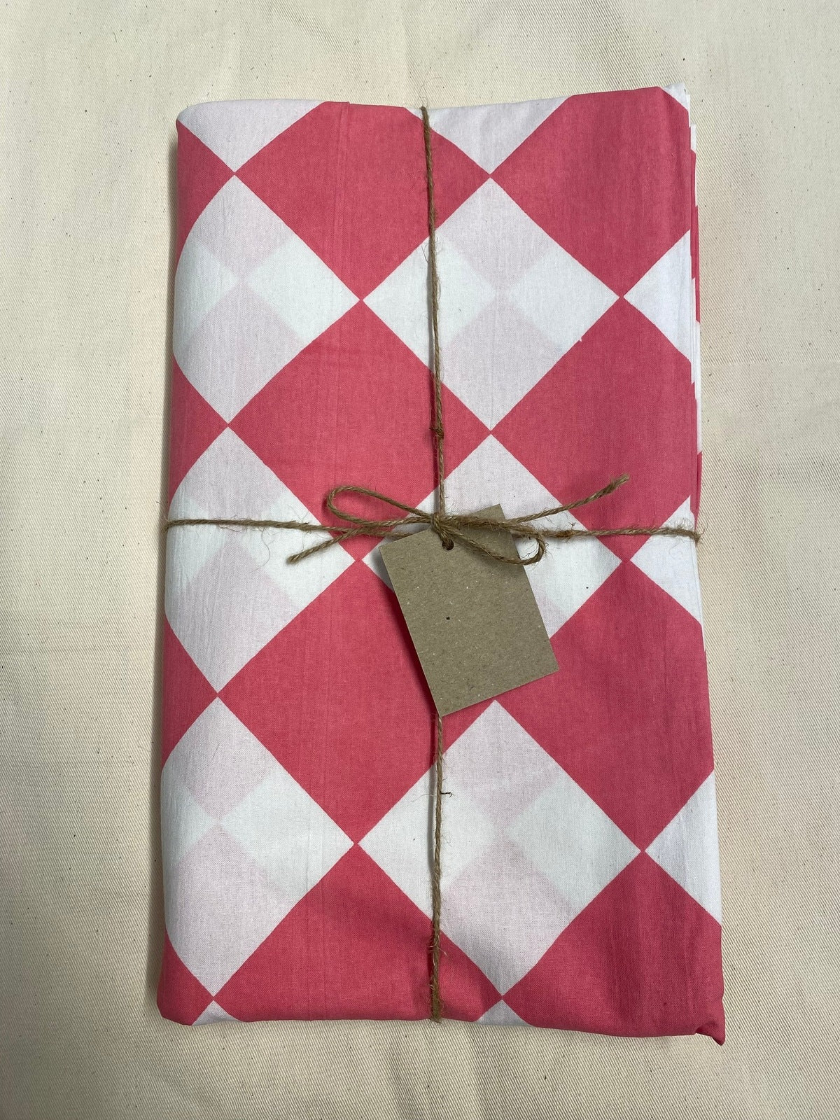 Pink Harlequin Tablecloth