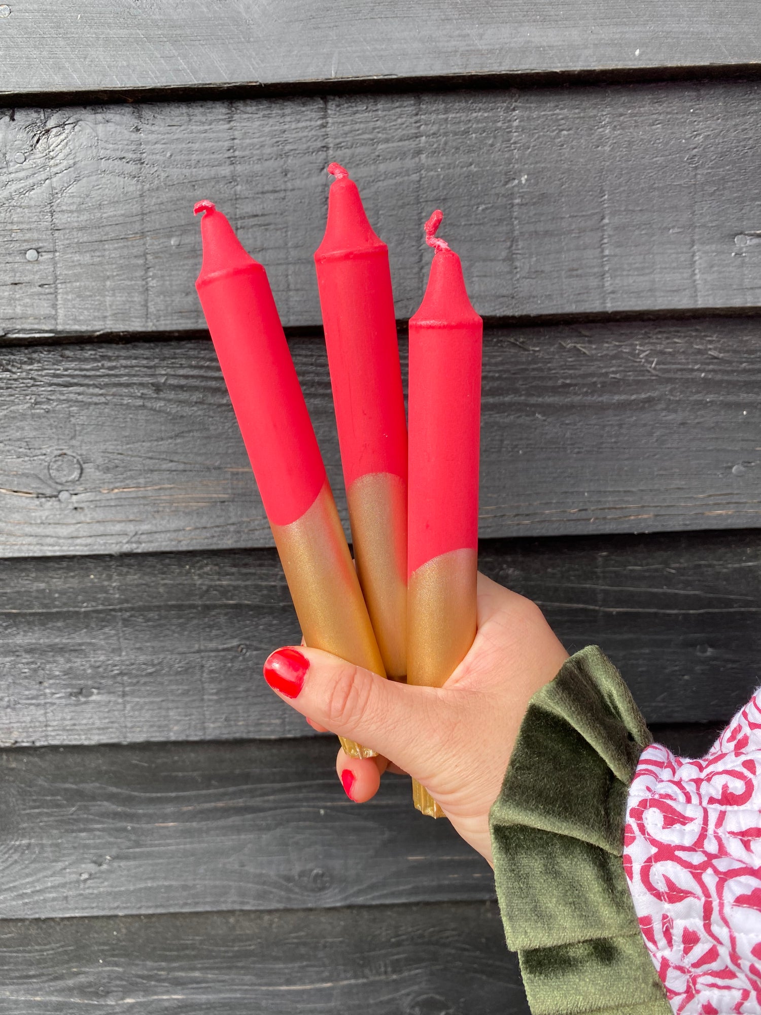 Red and Gold Candle