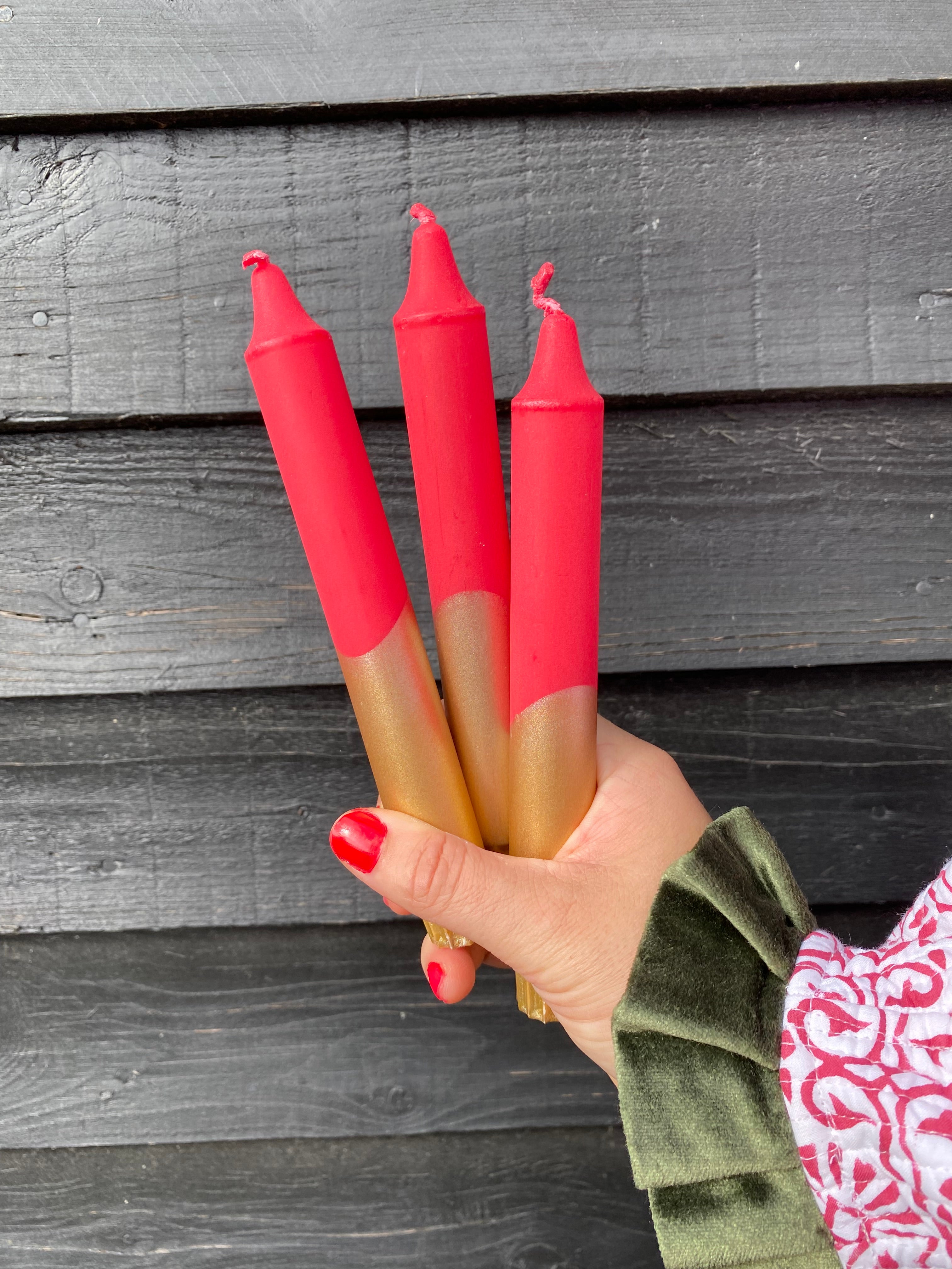 Red and Gold Candle