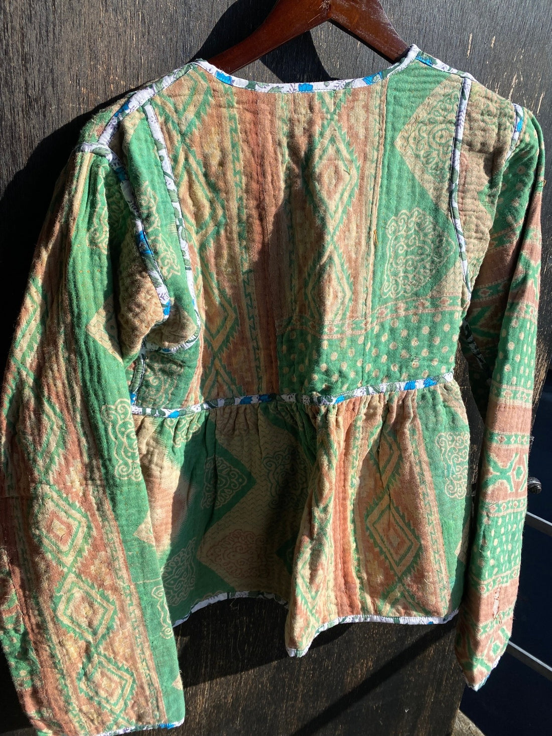 Reversible Cropped Kantha Jacket 3