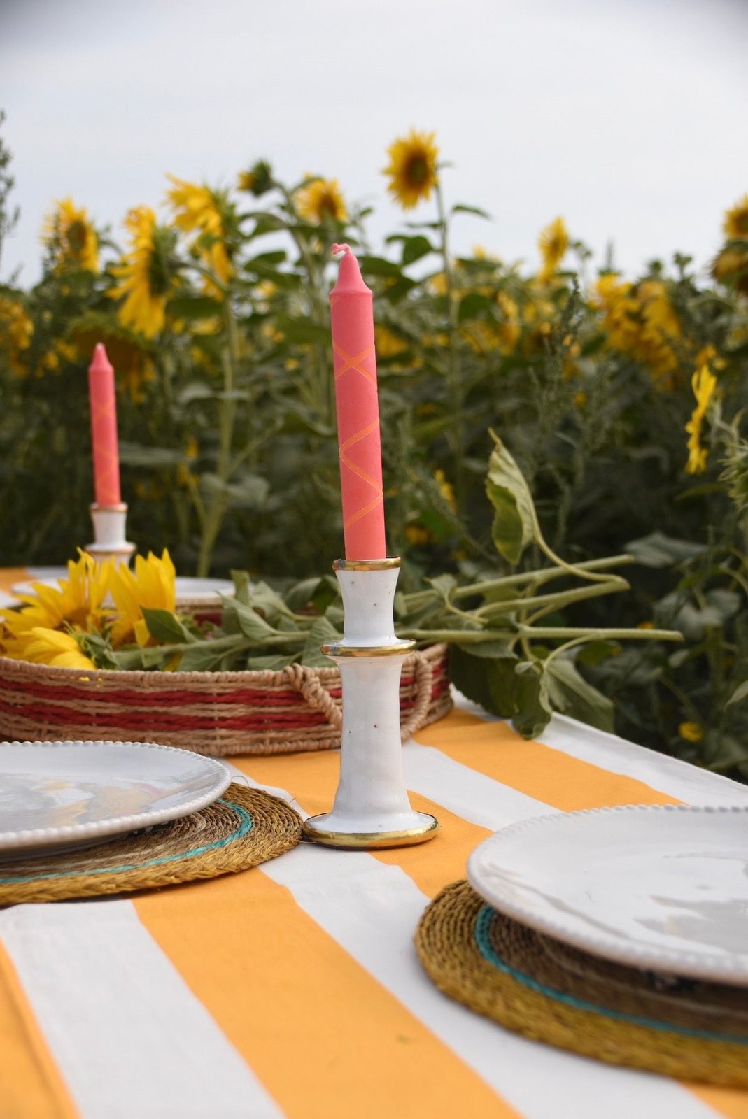 Candlestick - White