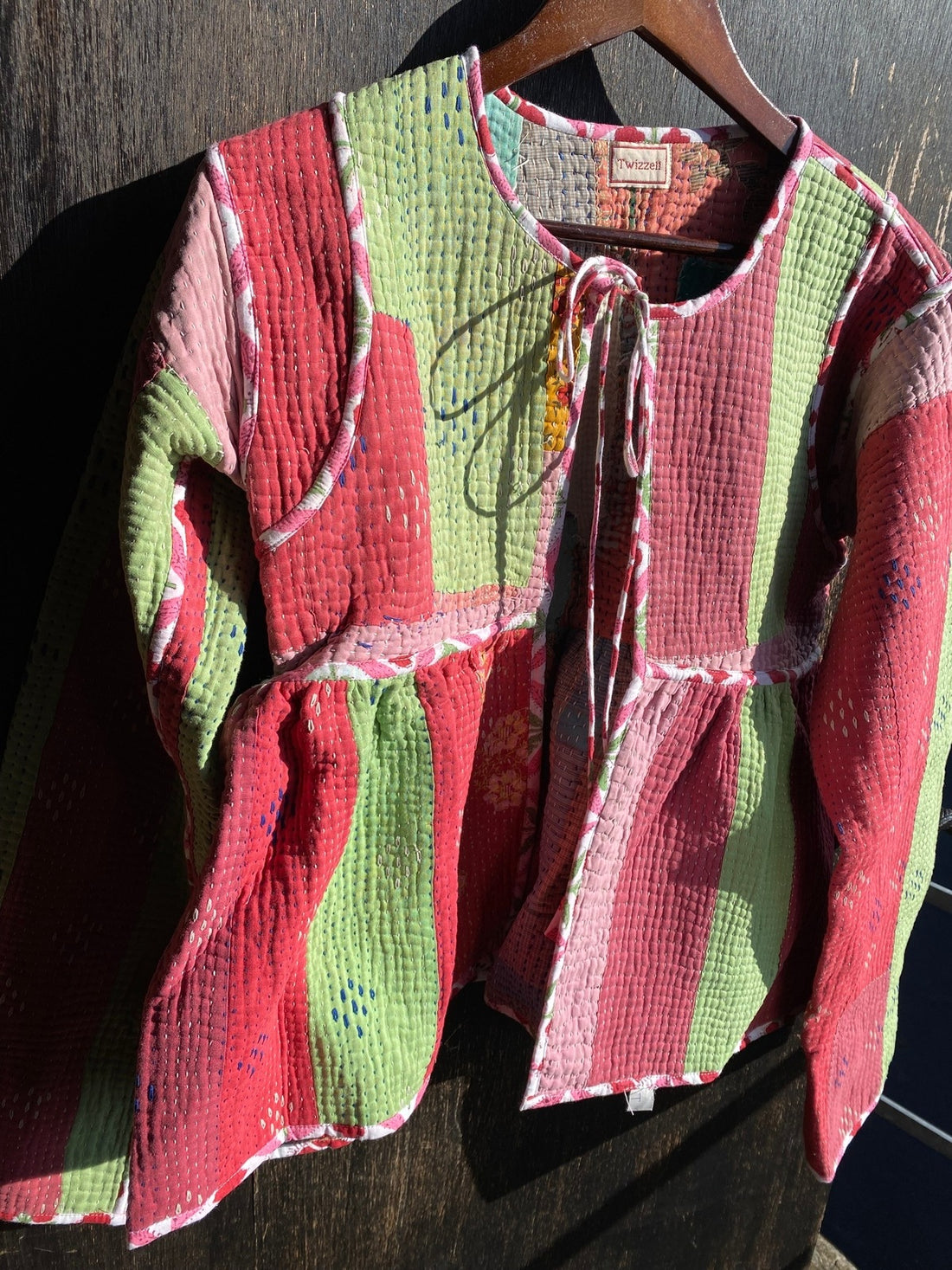 Reversible Cropped Kantha Jacket4