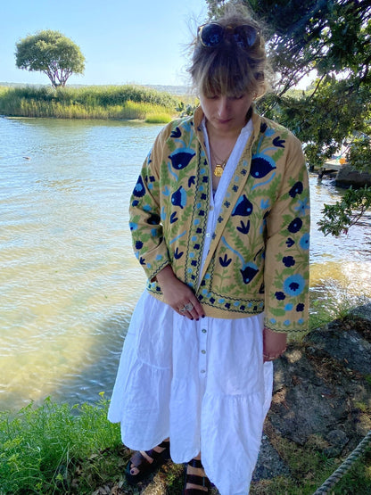 Suzani Jacket - Cream