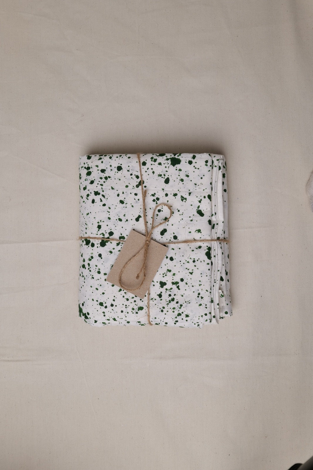 Green Splatter Tablecloth