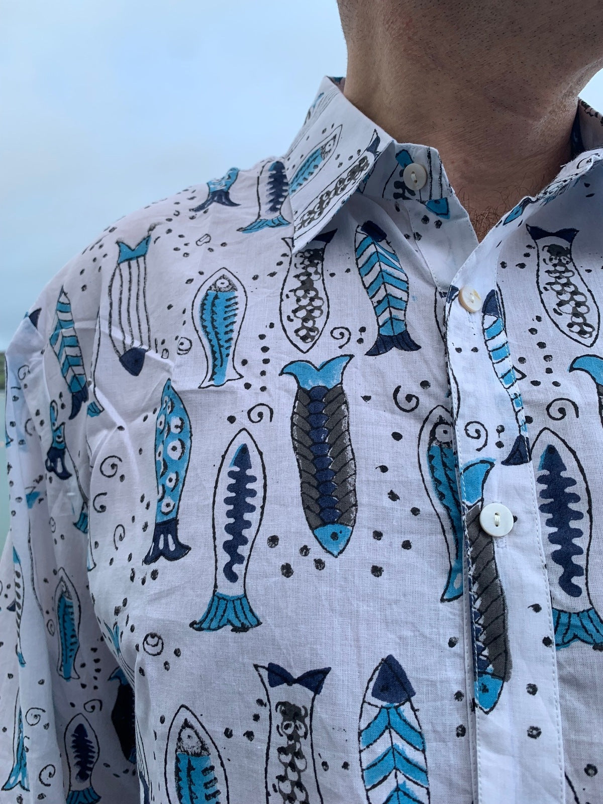 Blue Fish Spritz Shirt