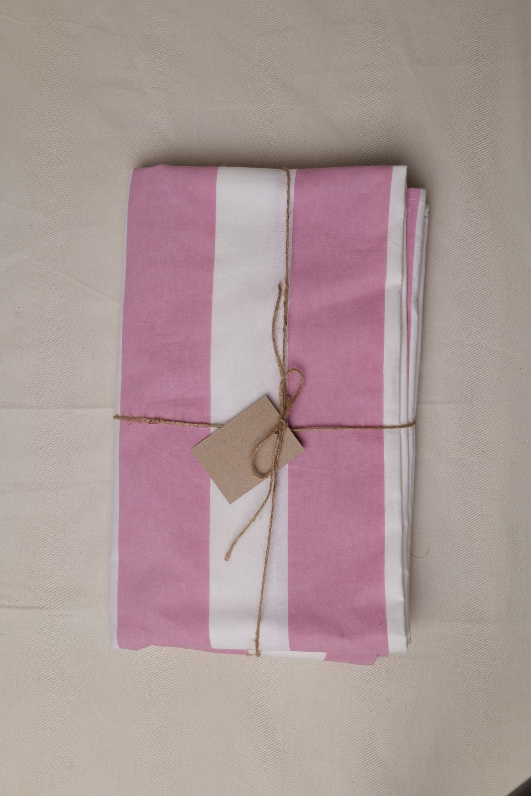 Mauve Stripe Tablecloth