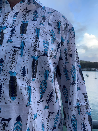 Blue Fish Spritz Shirt