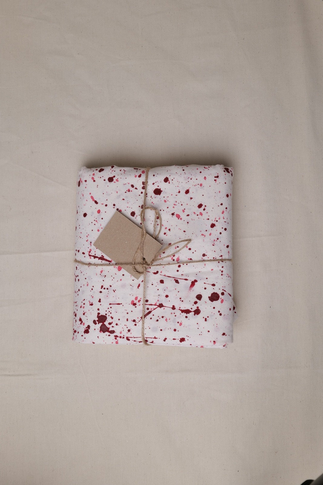 Pink and Red Splatter Tablecloth