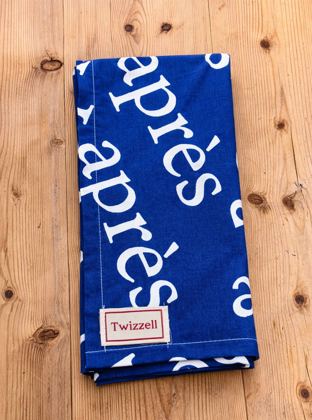 Blue &amp; White Après Napkin x 4