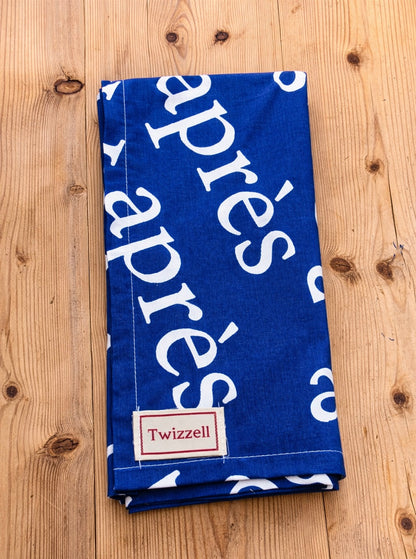 Blue &amp; White Après Napkin x 4