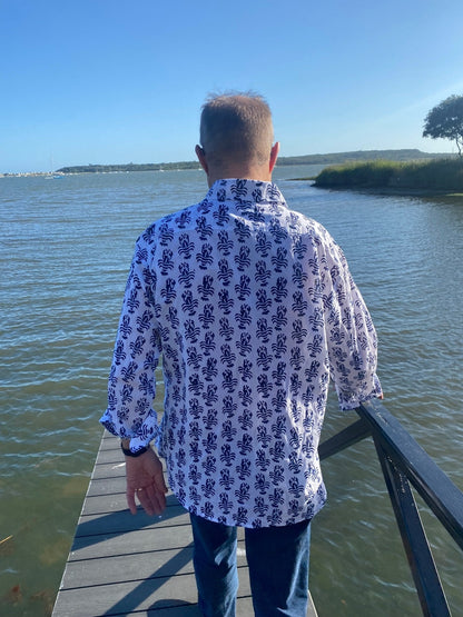 Navy Lobster Shirt